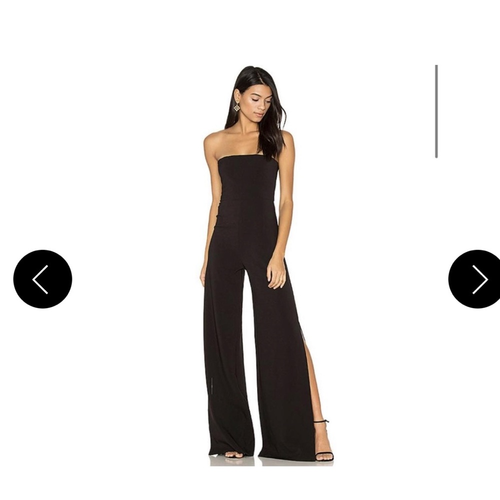 Nookie (Revolve) Black strapless Jumpsuito